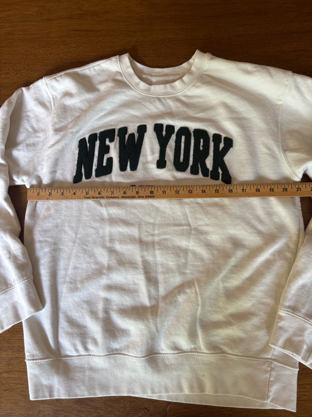 Buttery Soft Chenille “New York City”Sweatshirt  by New York Popular - Picture 5 of 7